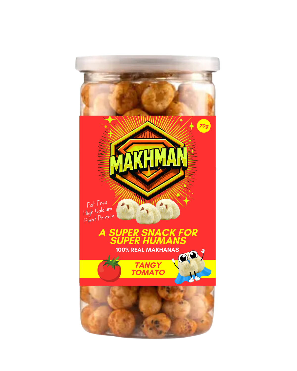 MakhMan Tangy Tomato Foxnut (Makhana) - 70g